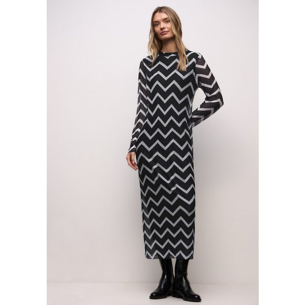 STREET ONE Midikleid mit grafischem Muster