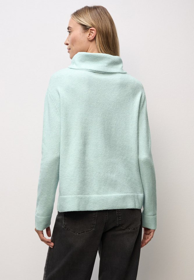 STREET ONE Rollkragenpullover im soften Baumwoll-Mix – Bild 3 von 5