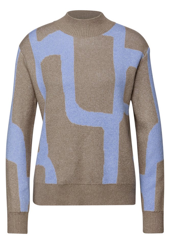 STREET ONE Rollkragenpullover mit grafischem Muster – Bild 5 von 5