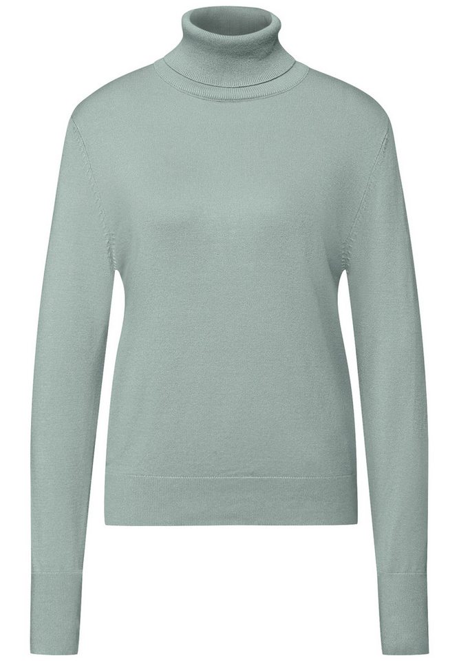 STREET ONE Rollkragenpullover mit Strick-Detail – Bild 5 von 5