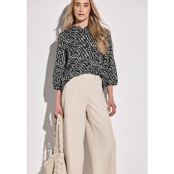 STREET ONE Rüschenbluse 3/4 Arm, mit Rüschen und grafischem Print