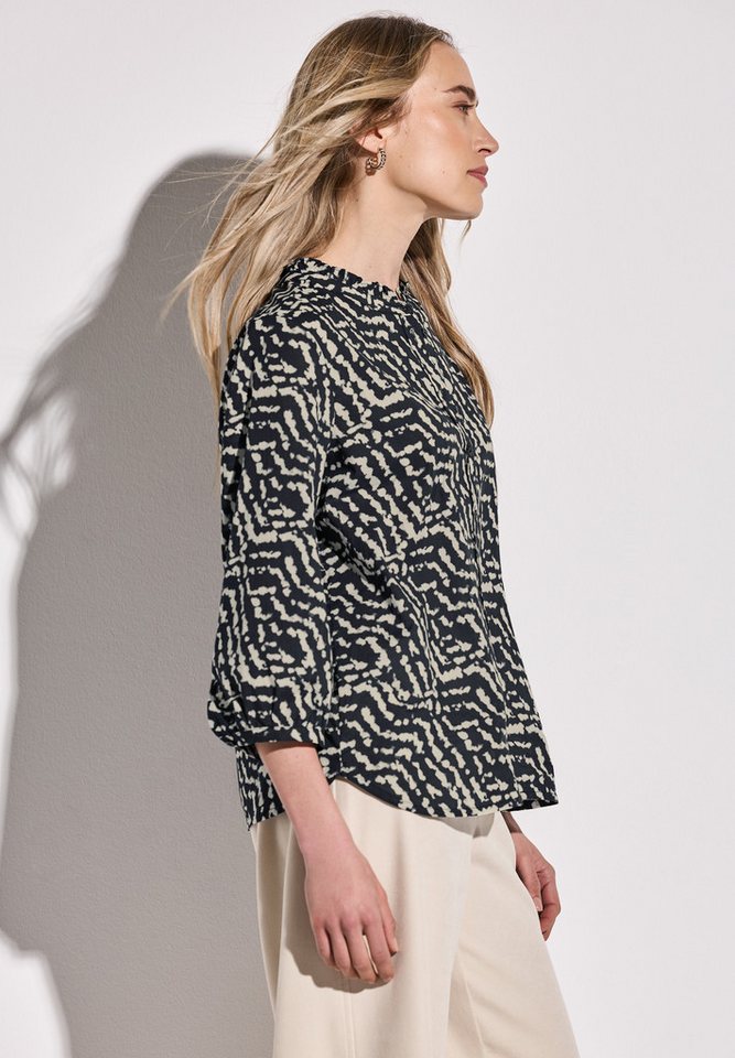STREET ONE Rüschenbluse 3/4 Arm, mit Rüschen und grafischem Print – Bild 2 von 5