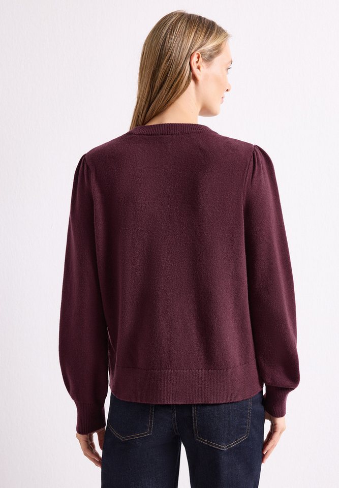 STREET ONE Rundhalspullover aus softem Materialmix – Bild 2 von 5