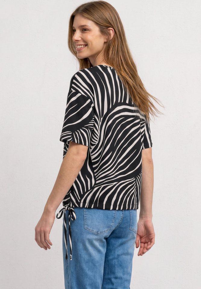 STREET ONE Rundhalsshirt aus strecthigem Viskosematerial – Bild 2 von 5