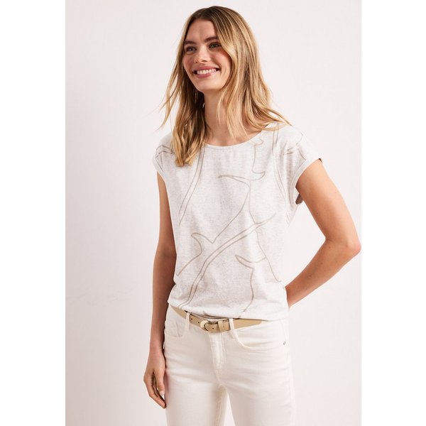 STREET ONE Rundhalsshirt mit Rundhalsausschnitt