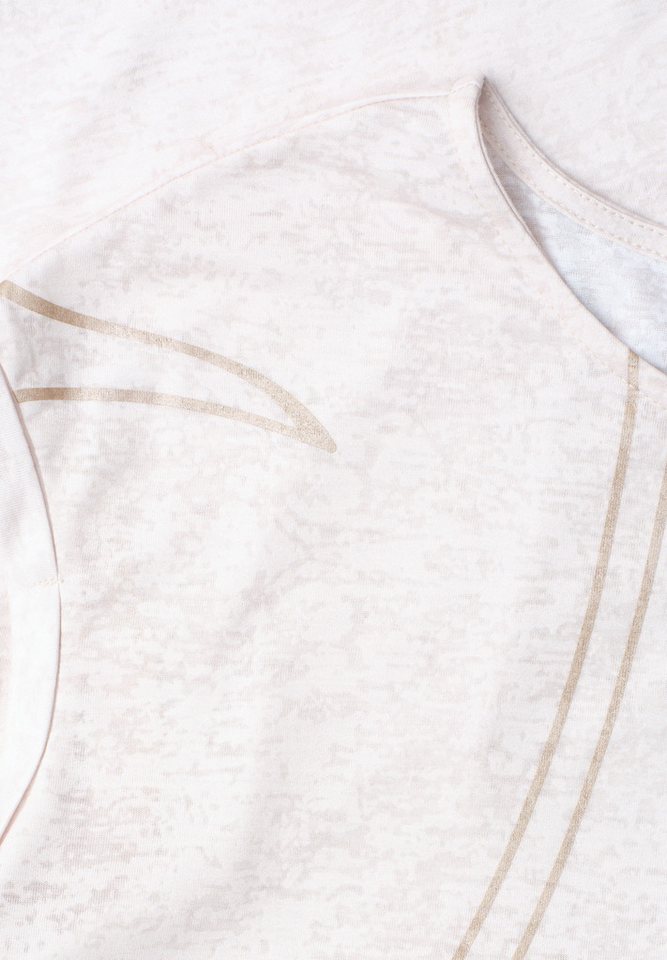 STREET ONE Rundhalsshirt mit Rundhalsausschnitt – Bild 5 von 5