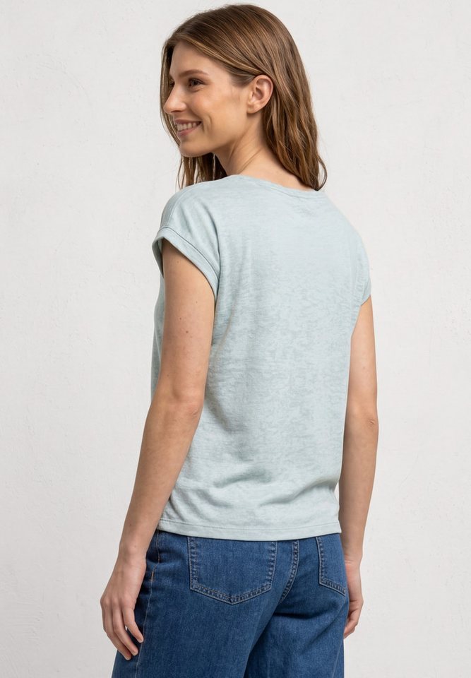 STREET ONE Rundhalsshirt mit Rundhalsausschnitt – Bild 2 von 5