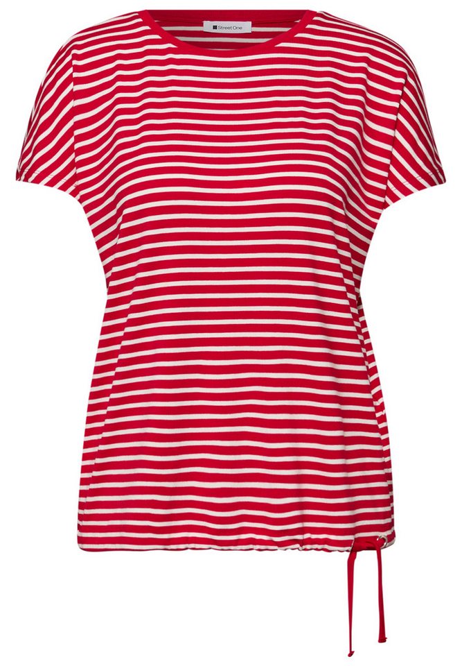 STREET ONE Rundhalsshirt Rundhalsausschnitt – Bild 5 von 5