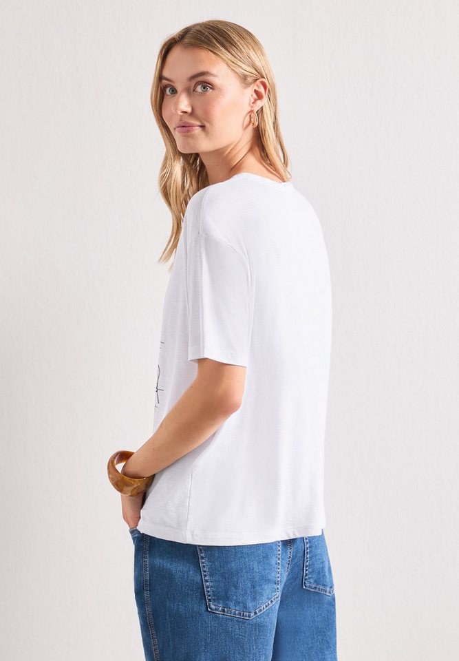 STREET ONE Rundhalsshirt Sommershirt mit Frontprint – Bild 2 von 5