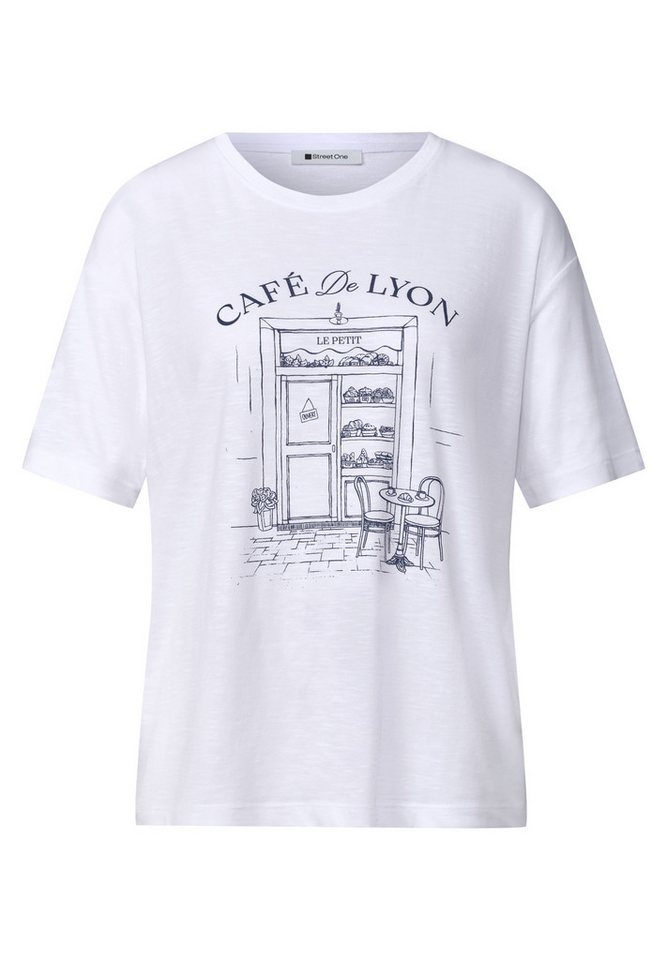 STREET ONE Rundhalsshirt Sommershirt mit Frontprint – Bild 5 von 5