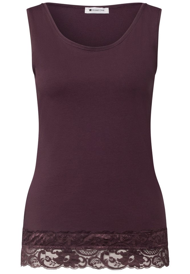 STREET ONE Spitzentop Jersey – Bild 4 von 5