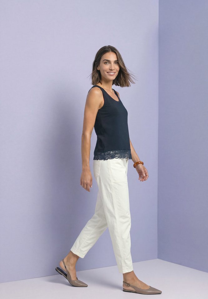 STREET ONE Spitzentop Jersey – Bild 3 von 5