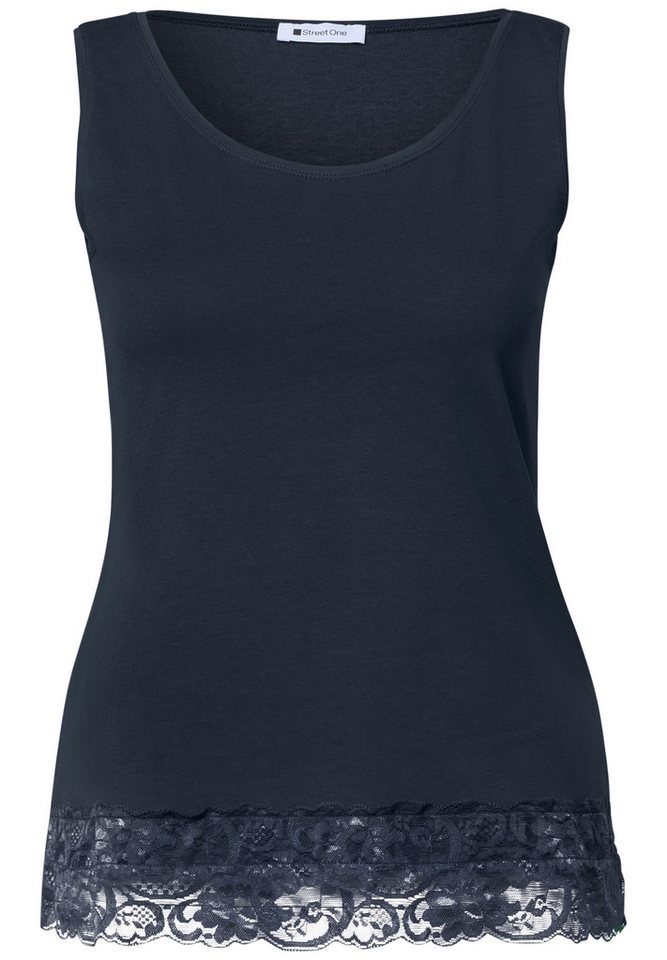 STREET ONE Spitzentop Jersey – Bild 4 von 5