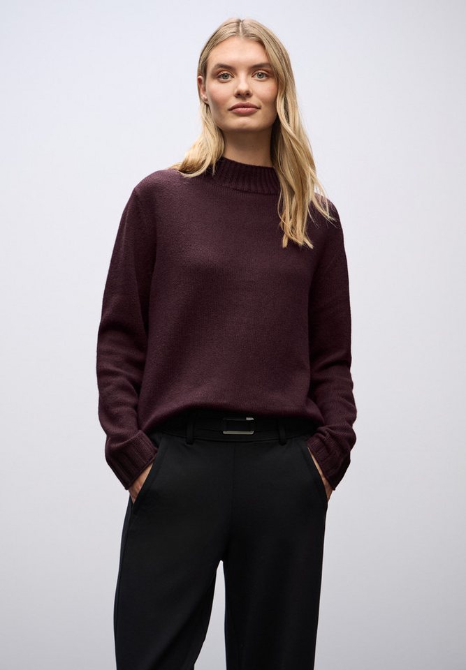 STREET ONE Stehkragenpullover Grobstrick – Bild 2 von 5
