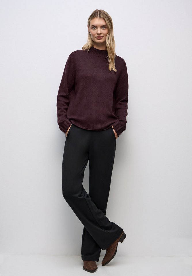 STREET ONE Stehkragenpullover Grobstrick – Bild 4 von 5