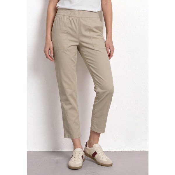 STREET ONE Stoffhose im elastischen Materialmix