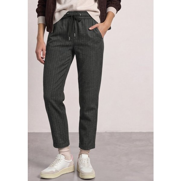 STREET ONE Stoffhose softer Materialmix