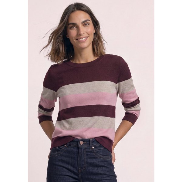 STREET ONE Streifenpullover aus Feinstrick