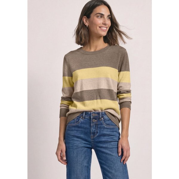 STREET ONE Streifenpullover aus Feinstrick