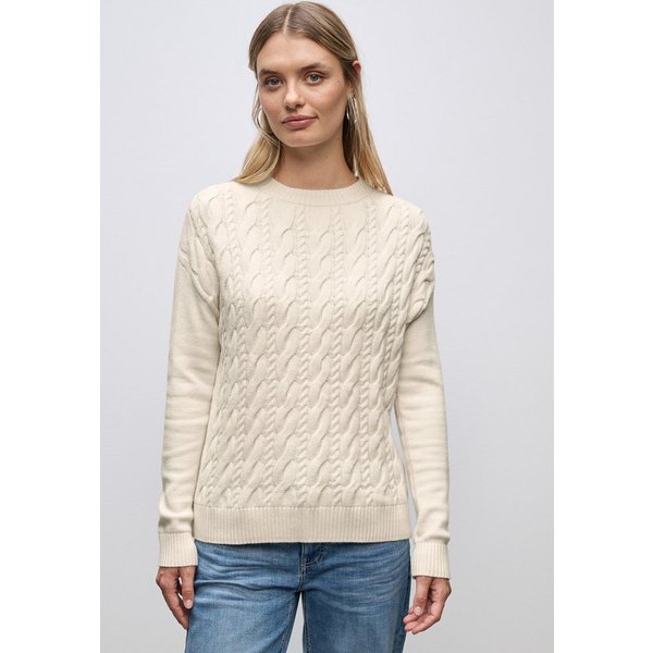 STREET ONE Strickpullover aus softem Materialmix