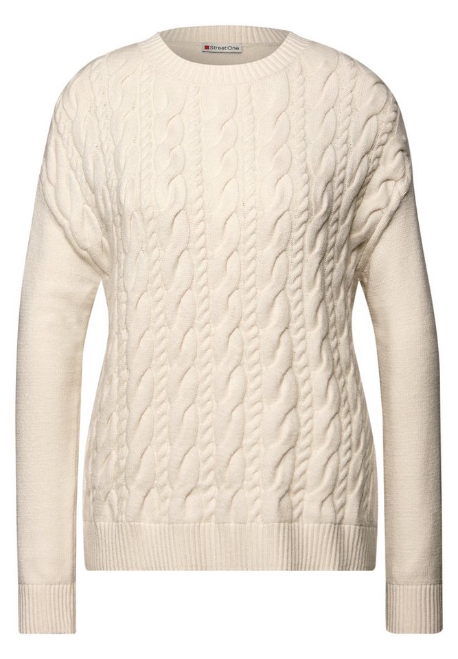 STREET ONE Strickpullover aus softem Materialmix – Bild 5 von 5