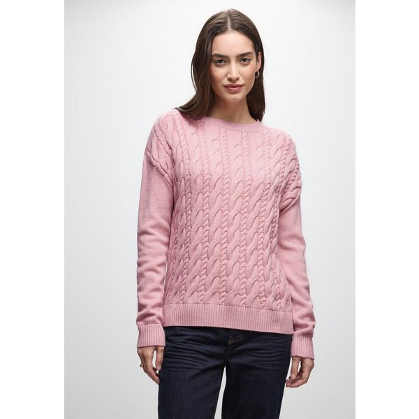 STREET ONE Strickpullover aus softem Materialmix