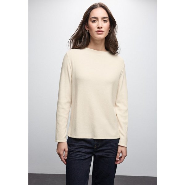 STREET ONE Strickpullover aus softem Materialmix