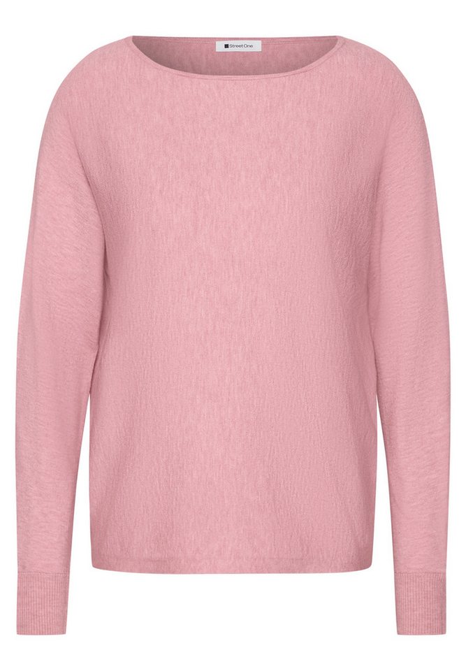 STREET ONE Strickpullover in Unifarbe – Bild 4 von 5