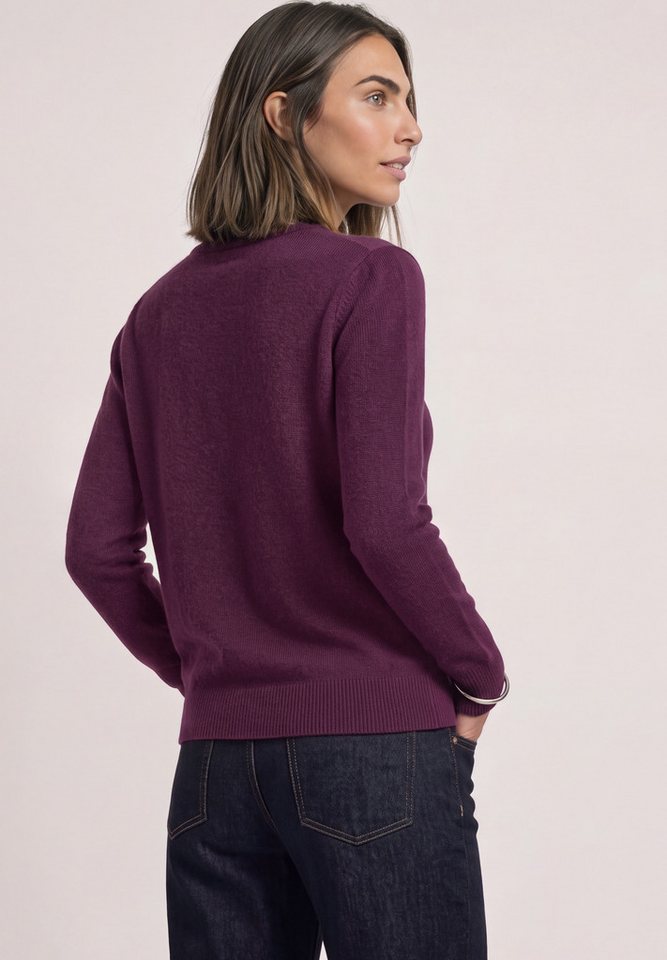 STREET ONE Strickpullover in Unifarbe – Bild 2 von 5