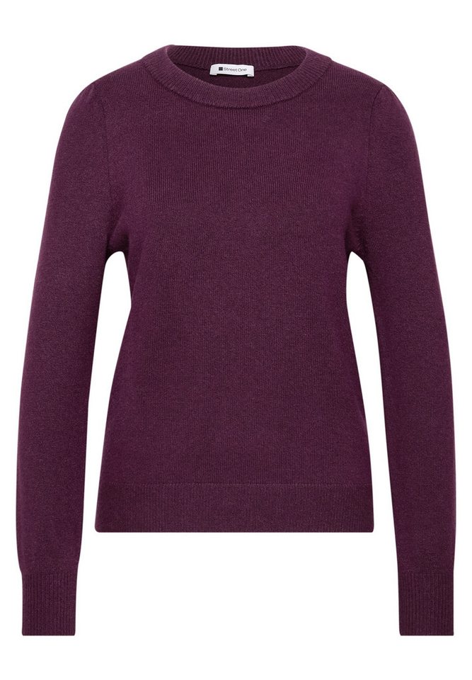 STREET ONE Strickpullover in Unifarbe – Bild 4 von 5