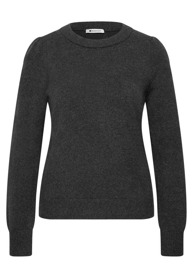 STREET ONE Strickpullover in Unifarbe – Bild 4 von 5
