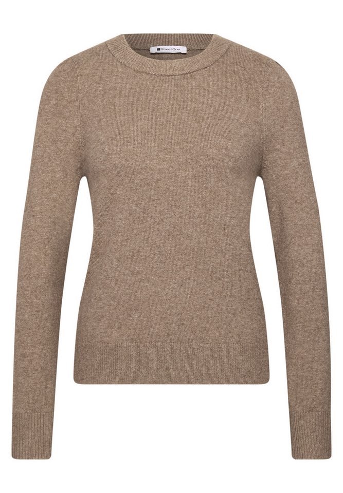 STREET ONE Strickpullover in Unifarbe – Bild 4 von 5