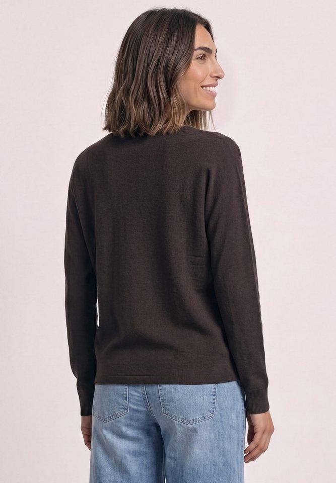 STREET ONE Strickpullover in Unifarbe – Bild 2 von 5