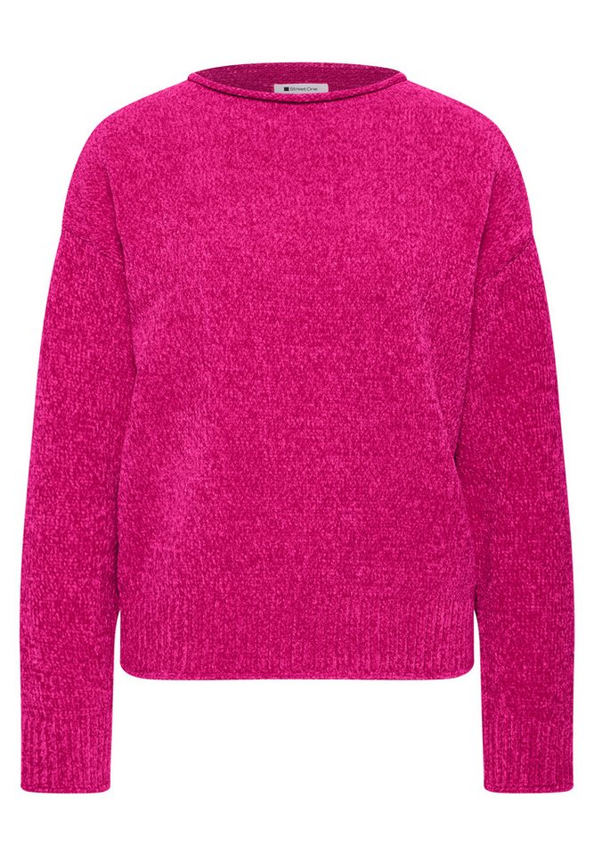 STREET ONE Strickpullover in Unifarbe – Bild 4 von 5