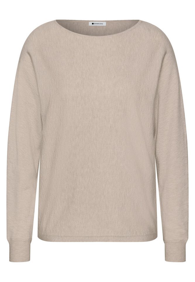 STREET ONE Strickpullover in Unifarbe – Bild 4 von 5
