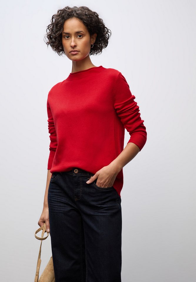 STREET ONE Strickpullover mit feiner Rollkante – Bild 2 von 5