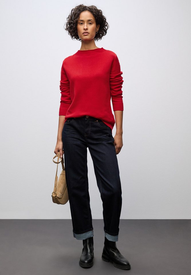 STREET ONE Strickpullover mit feiner Rollkante – Bild 4 von 5