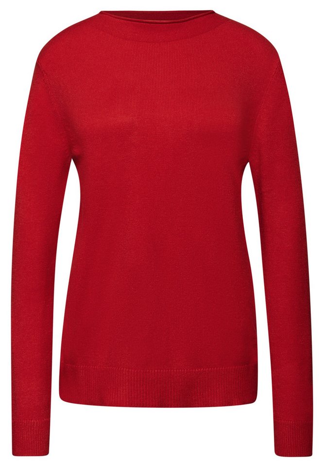 STREET ONE Strickpullover mit feiner Rollkante – Bild 5 von 5