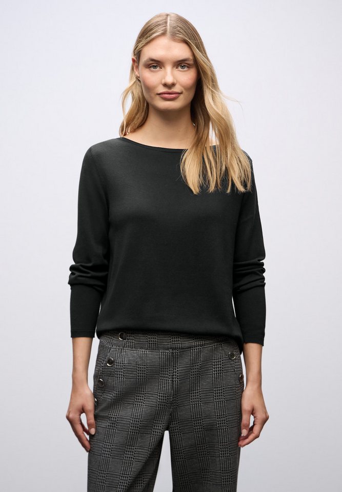 STREET ONE Strickpullover mit U-Boot-Ausschnitt – Bild 3 von 5