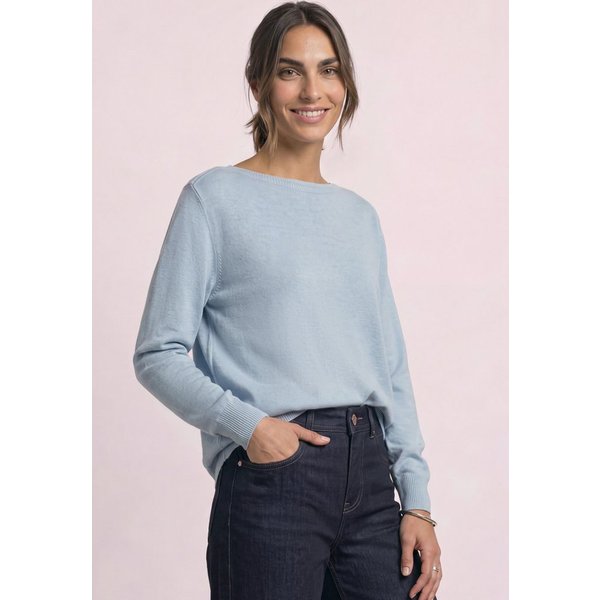 STREET ONE Strickpullover mit U-Boot-Ausschnitt