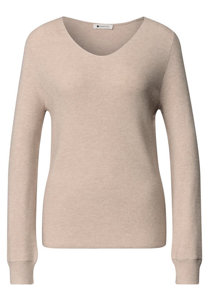 STREET ONE Strickpullover mit V-Ausschnitt – Bild 4 von 5