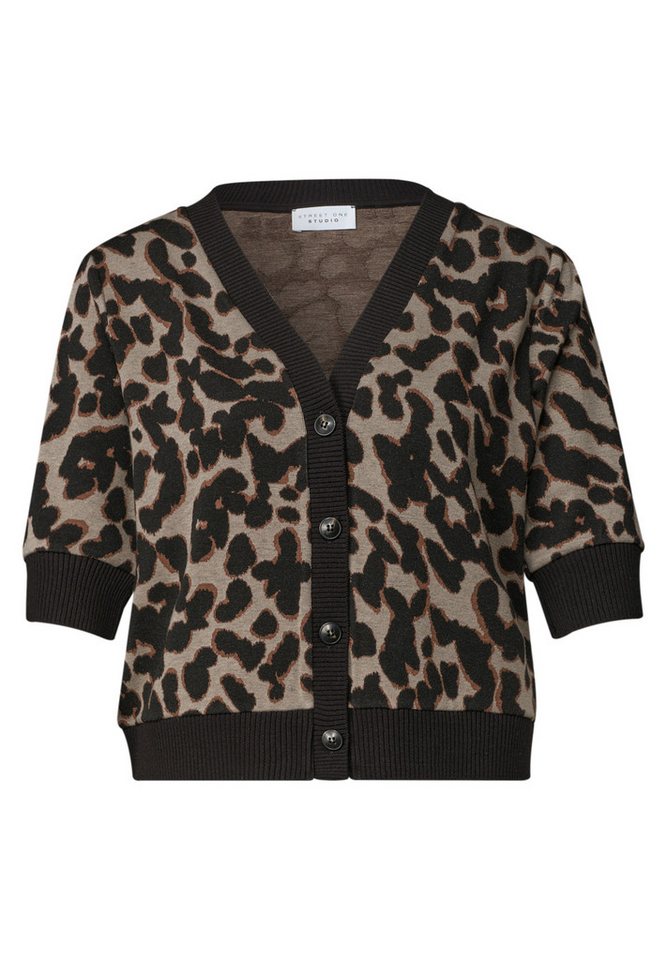 STREET ONE STUDIO Cardigan mit Leomuster – Bild 4 von 5