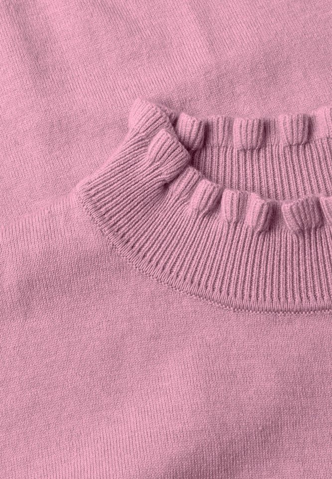 STREET ONE STUDIO Kurzarmpullover im soften Baumwoll-Mix – Bild 5 von 5