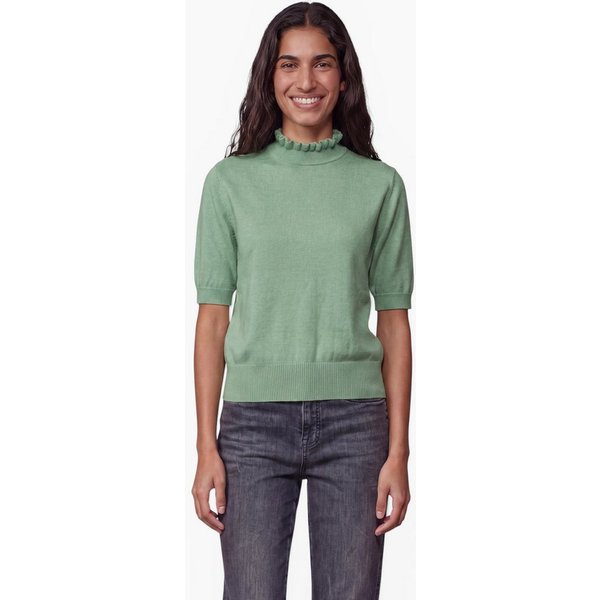 STREET ONE STUDIO Kurzarmpullover im soften Baumwoll-Mix