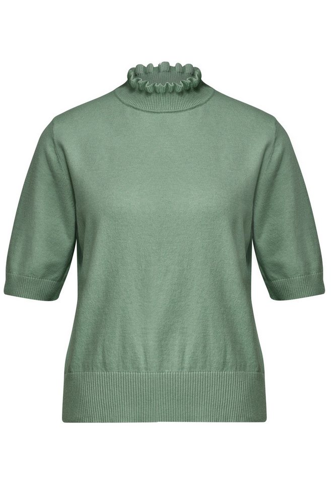 STREET ONE STUDIO Kurzarmpullover im soften Baumwoll-Mix – Bild 4 von 5
