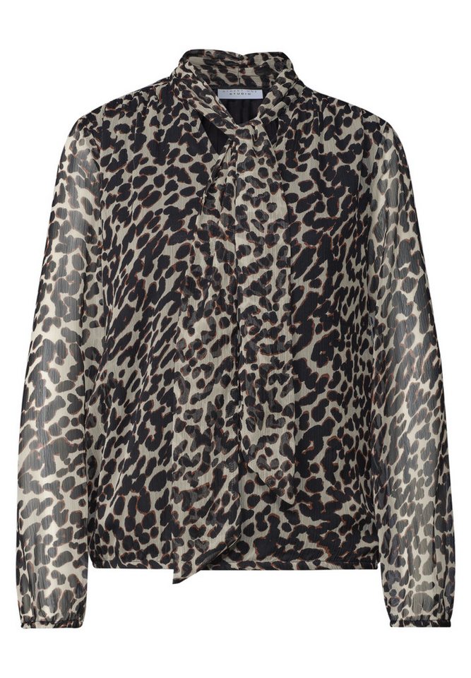 STREET ONE STUDIO Langarmbluse mit Chiffon-Lagen-Look – Bild 4 von 5
