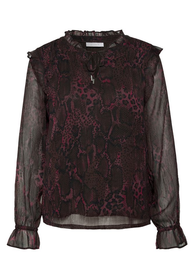 STREET ONE STUDIO Langarmbluse mit Chiffon-Layer – Bild 4 von 5