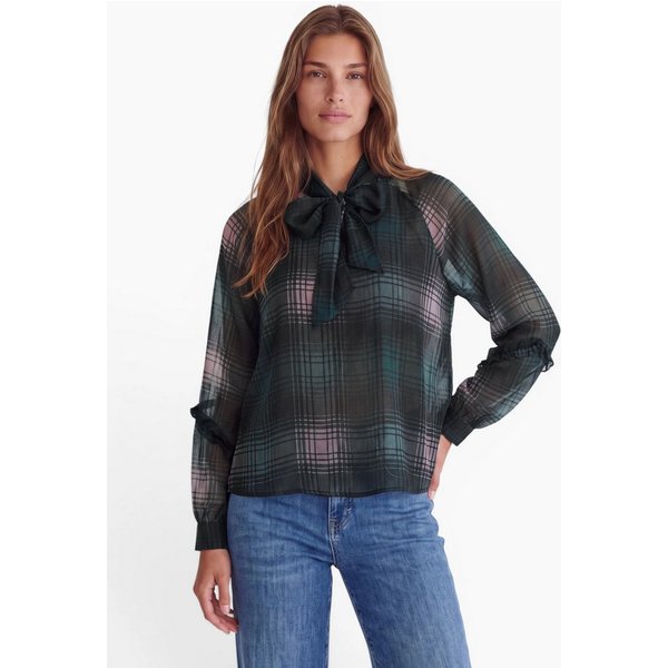 STREET ONE STUDIO Langarmbluse mit Chiffon-Layer