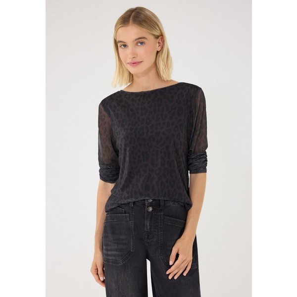 STREET ONE STUDIO Langarmshirt mit Leomuster