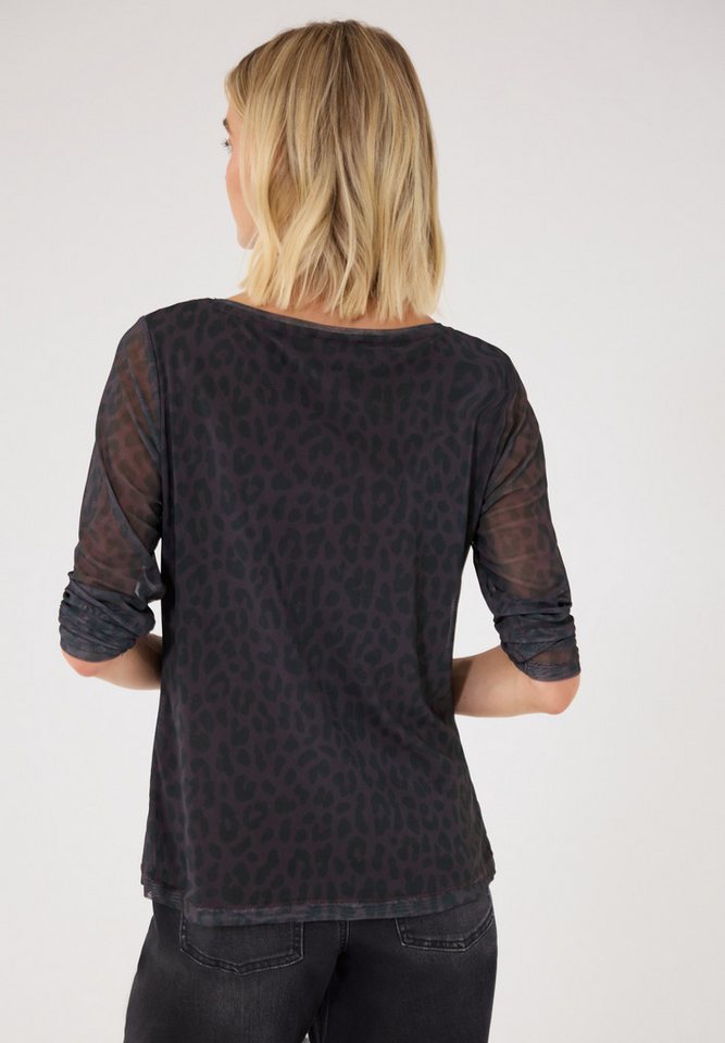 STREET ONE STUDIO Langarmshirt mit Leomuster – Bild 2 von 5